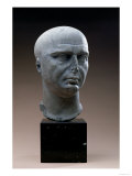 Portrait Head of a Priest of Isis with Shaven Head, Roman, 2nd Century AD Giclee Print