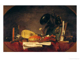 The Attributes of Music, 1765 Giclee Print by Jean-Baptiste Simeon Chardin