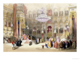Greek Church of the Holy Sepulchre, Jerusalem, April 11th 1839 reproduction procédé giclée par David Roberts