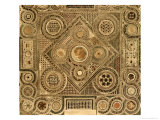 Mosaic Pavement Before the Altar, Plate a from "Westminster Abbey" Reproduction procédé giclée par William Johnstone White