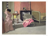 Woman Doing Her Hair, 1900 Giclee Print by Félix Vallotton