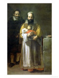 The Bearded Woman Breastfeeding, 1631 Giclée-tryk af Jusepe de Ribera