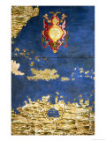 Map of the Caribbean and Venezuela, from the "Sala Delle Carte Geografiche" Giclee Print by Egnazio Danti