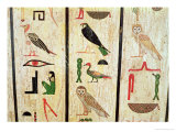 The Sarcophagus of Psamtik I Detail of Hieroglyphics, Late Period Giclee Print by 26th Dynasty Egyptian