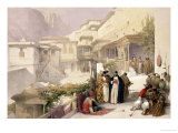 Convent of St. Catherine, Mount Sinai, February 17th 1839 reproduction procédé giclée par David Roberts
