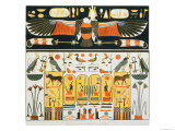 Mural from the Tombs of the Kings of Thebes, Discovered by G. Belzoni Giclée-Druck von J. Ricci