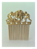 Comb Decorated with a Battle Scene from a Scythian Heroic Epic, Early 4th Century BC Giclee Print by Scythian 