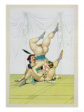 Headstand, Published 1835, Reprinted in 1908 Giclee Print by Peter Fendi