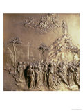 Moses Receiving the Tablets of the Law, One of Ten Relief Panels Giclee Print by Lorenzo Ghiberti