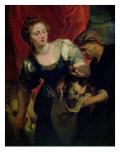 Judith avec la tête d'Holopherne reproduction procédé giclée par Peter Paul Rubens