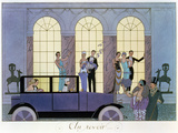 Farewell, Engraved by Henri Reidel, 1920 (Litho) Giclee Print by Georges Barbier