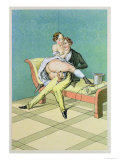 The Chaise Longue, Published 1835, Reprinted in 1908 Giclee Print by Peter Fendi