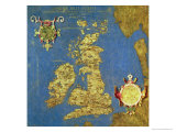 Map of the Sixteenth Century British Isles, from the "Sala Delle Carte Geografiche" Giclee Print by Stefano And Danti Bonsignori