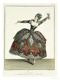 Costume for a Fury in "Iphigenia in Tauris" Giclee Print by Jean Baptiste Martin