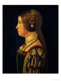 Portrait of Barbara Pallavicino, circa 1520-28 Giclee Print by Araldi Alessandro 