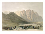 Encampment of the Aulad-Said, Mount Sinai, February 18th 1839 Giclee Print by David Roberts