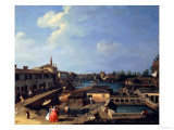Dolo on the Brenta Giclee Print by Canaletto 