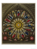 The North Window, Plate D from "Westminster Abbey" Reproduction procédé giclée par William Johnstone White