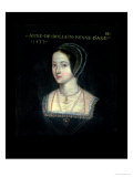 Portrait of Anne Boleyn Second Wife of King Henry VIII, 1533 Giclee Print