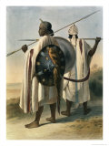 Abyssinian Warriors, Illustration from 'The Valley of The Nile' Lámina giclée por Achille-Constant-Théodore-Émile Prisse d'Avennes Abyssinian Warriors, Illustration from 'The Valley of The Nile' Lámina giclée por Achille-Constant-Théodore-Émile Prisse d'Avennes