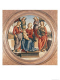 Madonna and Child with St. Rose and Catherine of Alexandra Giclee Print by Pietro Perugino