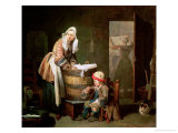The Laundry Woman Giclee Print by Jean-Baptiste Simeon Chardin