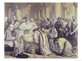The Moorish Proselytes of Granada in 1500 Giclee Print by Edwin Long