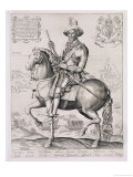 Portrait of Robert Devereux 2nd Earl of Essex, 1599 Giclee Print by Thomas Cockson