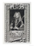 Henry IV King of England from 1399 after a Painting in Hampton Court Reproduction procédé giclée par George Vertue