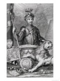 Edward the Black Prince after the Monumental Effigy in Canterbury Cathedral Reproduction procédé giclée par George Vertue
