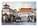 The Emperor Teaon-Kwang Reviewing His Guards, Palace of Peking, from 