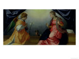 L'Annonciation reproduction procédé giclée par Andrea del Sarto 