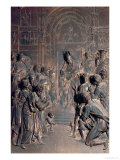 St. Anthony Absolving the Seignory, Relief from the Salviati Chapel Giclee Print by Giambologna 