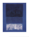 No 14. White and Greens in Blue Posters by Mark Rothko