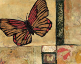Butterfly in Red Prints by Judi Bagnato