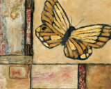 Butterfly in Yellow Poster by Judi Bagnato