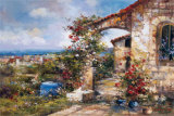 Summer Cottage II Prints by Joseph Kim