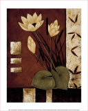 Lotus Silhouette I Poster by Krista Sewell