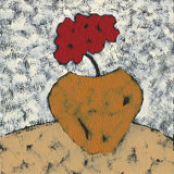 Red Flowers I Prints by Barbara Jarman