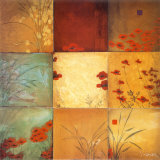 Poppy Nine Patch Poster van Don Li-Leger Poppy Nine Patch Poster van Don Li-Leger