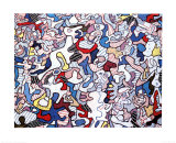 Family Life, August 10, c.1963 Posters by Jean Dubuffet