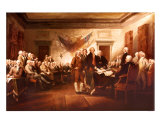 La Déclaration d'Indépendance Affiches par John Trumbull