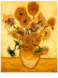 Vase with Sunflowers, c.1889 Láminas por Vincent van Gogh Vase with Sunflowers, c.1889 Láminas por Vincent van Gogh