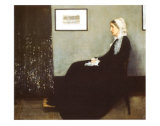 Arrangement in Grey and Black No.1: Portrait of the Artist's Mother, c.1871 Poster par James Abbott McNeill Whistler