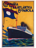 Compania Transatlantica Espanola Reproduction procédé giclée