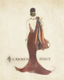 Glamour Collection IV Kunstdruck von Carmen Dolce