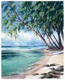 Coral Beach Posters av Lois Brezinski