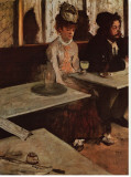 Absinth Stretched Canvas Print by Edgar Degas