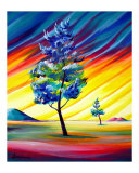 Thick Frost Sunset Glow Lámina giclée por Timothy Sorsdahl