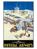 Imperial Airways reproduction procédé giclée